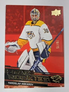 2023-24 Upper Deck Star Rookies Box Set #10 Yaroslav Askarov Red Rookie #D 70/75 - Picture 1 of 2