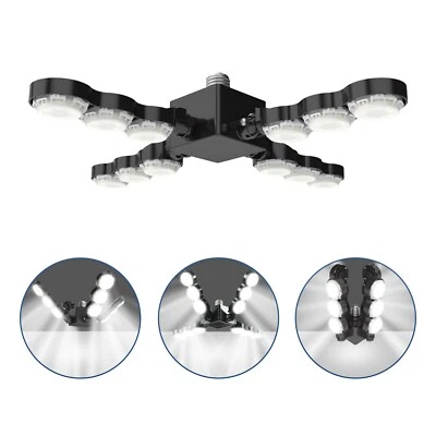 SANSI 60W LED Garage Light Deformable 6000lm Bulb LED Ceiling Workshop Light E26 - Image 1 of 4