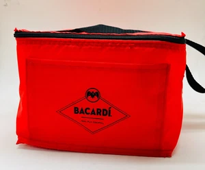 Red Mini Bacardi Coolerbag Lunch Bag Collectors Item- (New) - Picture 1 of 6