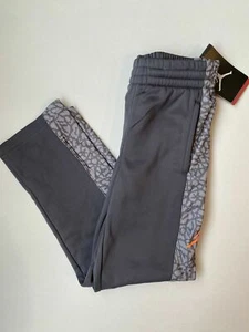 Nike Jordan Therma Fit Pants Boys Sweatpants Grey 6 M New Fleece Lined Warm - Picture 1 of 10