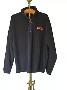 ESPN The Magazine Mens Pullover Jacket Size XL Black 1/4 Zip Fleece Football - Picture 1 of 7