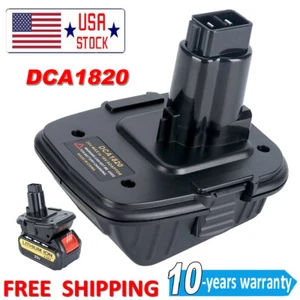 DCA1820 Battery Adapter Converter For DEWALT 18Volt to 20V Max Lithium Ion Tools - Picture 1 of 11