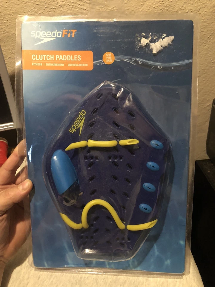 Speedo Fit Clutch Paddles Training Gloves Small Medium - Image 1 of 1