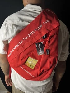 2010 Ryder Cup Wales Cymru backpack Bag PGA NWT shoulder strap championship golf - Picture 1 of 5