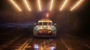 Mini elektrischer Schrittmacher inspiriert von JCW hochauflösende Wanddekoration Druck Foto Poster - Bild 1 von 1