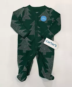 Carters Neugeborenes Baby Fuß Pyjama Weihnachten Schlaf N Spielen süß PJS Neu - Bild 1 von 3