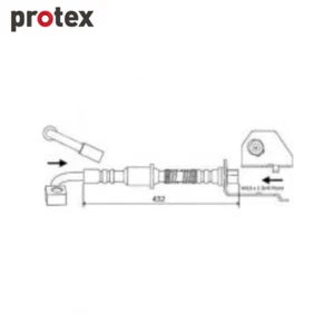 Manguera de freno Protex H1905 - Imagen 1 de 1