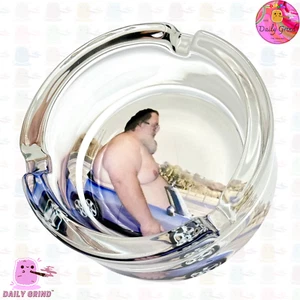 Dad Bod in a Drop Top Fun Glas Aschenbecher süß lustig Geschenk -8,2 cm - Bild 1 von 18