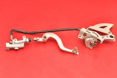 2006 06-08 Yamaha YZ250f YZ 250f Rear Brake Caliper Master Cylinder Lever Pedal - Image 1 of 4