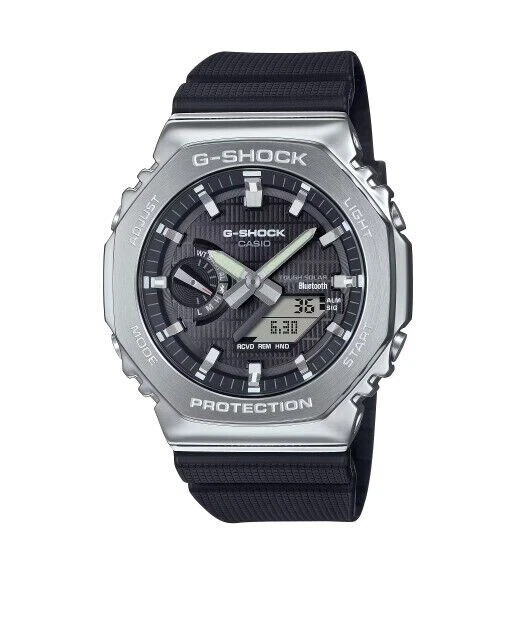 Casio G-Shock G-Steel Black Dial Sports Tough Solar 200M Men's Watch GBM-2100-1A