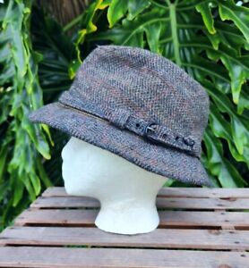Vintage Kangol English Vagabond 100% Wool Mens Large Fedora Hat Multi USA