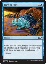 MTG 1x  Turn to Frog M15 Magic 2015 Core Set Card Magic The Gathering