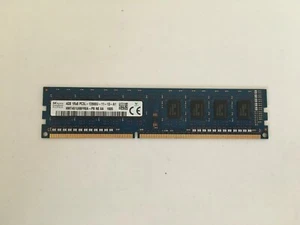 MEMORIA RAM 4 GB DDR3 HYNIX PC3 12800U 1600 MHz 240 PIN DESKTOP OFFERTA - Foto 1 di 1