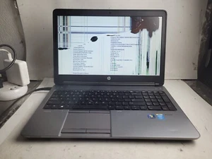 HP ProBook 650 G1 w/i7-4600M, 8GB RAM, 15.6" Laptop for Parts #2436 - Picture 1 of 9