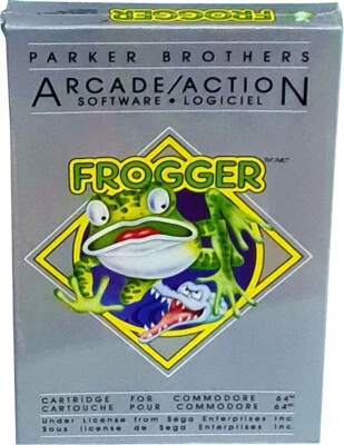 Frogger for Commodore 64 Cartridge, Vintage 1983, New! Mint in Sealed Box! MISB! - Image 1 of 4