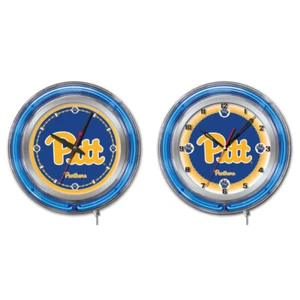 NCAA - Anillo Doble Neón Pitt, Logotipo Reloj Colegio Equipo Universitario Logotipo - Imagen 1 de 9