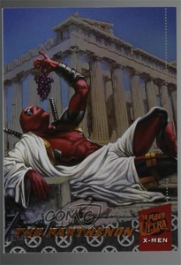 2018 Fleer Ultra Marvel X-Men Around the World Rainbow Foil Deadpool #DAW9 cj4