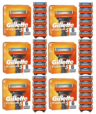 Lot Lames  GILLETTE Fusion 5  Recharge De Rasoir Pack Rechange Gilette ORIGINAL • 18.65€