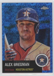 2022 Chrome Platinum Anniversary Blue Mini-Diamond Refractor /199 Alex Bregman