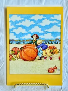 Vintage 1988 Mary Engelbreit "Get Into The Spirit This Halloween" Greeting Card - Picture 1 of 3