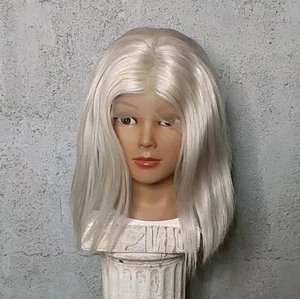 Parrucca Besfor 13x4 parte a T fronte pizzo 8" Bob grigio platino capelli umani 180% 12+++ - Foto 1 di 6