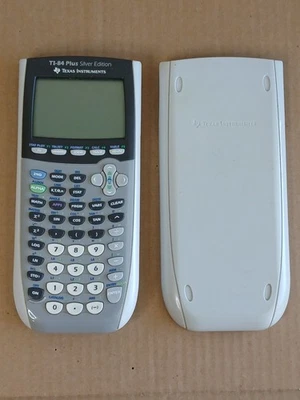Calculadora gráfica TEXAS INSTRUMENTS TI-84 Plus Silver Edition usada funcionando Foto 1 de 4