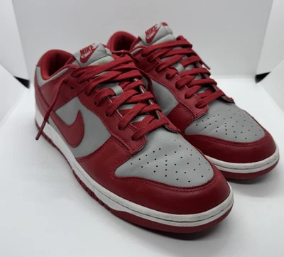Мужские кроссовки Nike Dunk низкие ретро UNLV 2021 средние серые/Varsity красные 10,5 DD1391-002 35d - Изображение 1 из 4