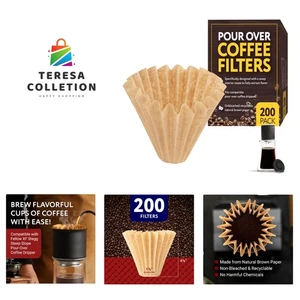 200-Pack Bleach-Free Coffee Filters for Enhanced Flavor - Stagg XF Compatible - Picture 1 of 9