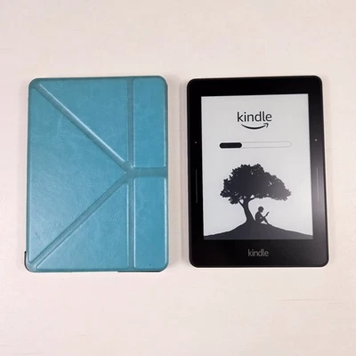 Amazon Kindle Voyage eReader 7th Gen 4GB 6" WIFI Model NM460GZ w/ Case Bundle - Image 1 of 4