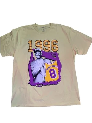 Kobe Bryant Draft Day Big Print Tee XL 1996 Black Mamba 🔥NBA - Image 1 of 4