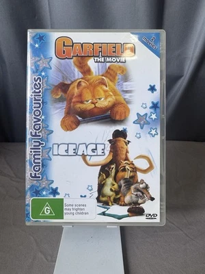 Ice Age & Garfield The Movie Family Fav DVD Bundle 2x Discs R4 Free Postage - image 1 of 3