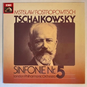 ROSTROPOWITSCH Tschaik Sinfonie Nr 5 Mint 1977 HMV 065-02 905 LP Quadraphonic - Picture 1 of 2