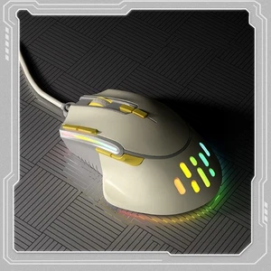 Corded Gaming Mouse Anti Slip Grip 50M Clicks Mechanical Switches 1200DPI - Picture 1 of 8