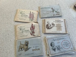 Six assorted Vintage Wills Cigarette Card Albums , 297 cards  - Sell 4 Charity - Picture 1 of 14