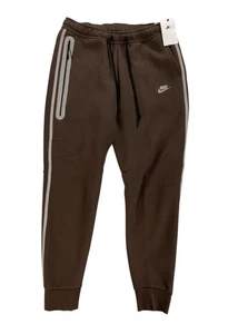 NEW Nike Tech Fleece Reflective Jogger Pants Brown Slim Mens Size L FZ0762-237 - Picture 1 of 9