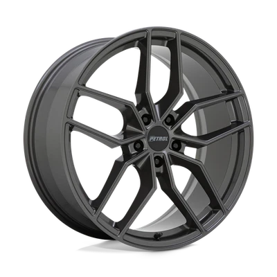 18x8 Petrol P5C GLOSS GUNMETAL Wheel 5x108 (40mm) - Image 1 of 4