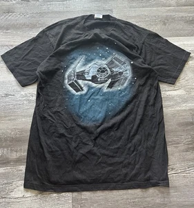 Vintage 90s Star Wars Tie Fighter Promo T-Shirt Sz XL NWT DARTH VADER - Picture 1 of 6