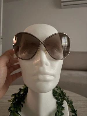 Gafas de sol vintage Tom Ford Miranda TF130 rosa bronce Foto 1 de 4