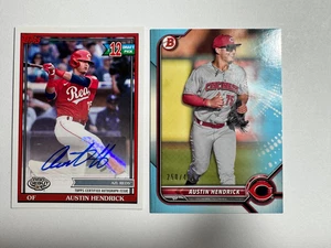 Topps Pro 2021 debut Austin Hendrick #PD-161 Reds automático - Imagen 1 de 2