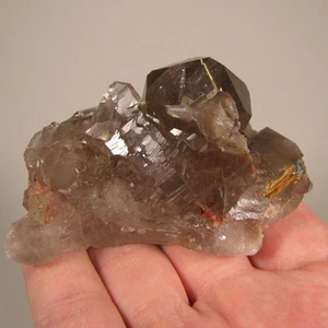 3.1" RUTILATED SMOKY QUARTZ Crystals Cluster - Bahia, Brazil - Picture 1 of 12
