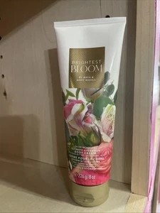 New Bath & Body Works Brightest Bloom Ultimate Hydration Body Cream 8 oz - Foto 1 di 2