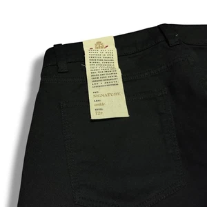 Talbots Signature Ankle Fit Stretch Denim Jeans Damen Schwarz 12p / 32 Neu - Bild 1 von 8