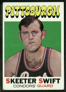 1971-72 Topps #169 Skeeter Swift ottime condizioni - Foto 1 di 2