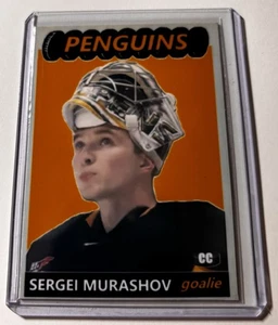 SERGEI MURASHOV PITTSBURGH PENGUINS ACEO ART CARD MY ORIGINAL DESIGN - Picture 1 of 1