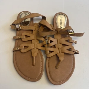 Sandalias Victoria K para mujer estilo gladiador múltiples lazos con doble cruce - Imagen 1 de 5
