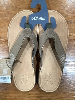 Мужские охотничьи сандалии Olukai Tuahine размер 13 бесплатная доставка шлепанцы - Изображение 1 из 3