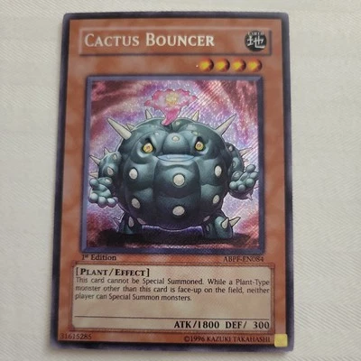 Yugioh Cactus Bouncer ABPF-EN084 Secret Rare 1st Ed VLP - Image 1 of 4