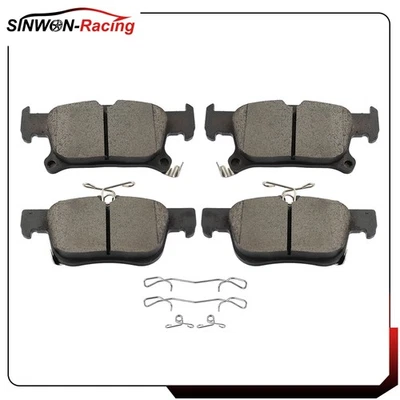 4 X pastilhas de freio traseiras de cerâmica para Buick Envision 2016 2017 2018 2019-2020 AWD - Imagem 1 de 4