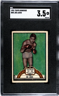 1951 Topps Ringside #88 Joe Louis SGC 3.5 VG+ - Image 1 of 2