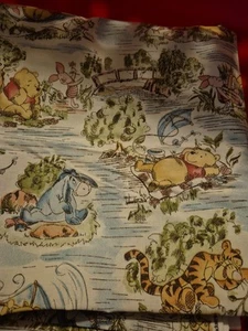 "Pooh's Day In The Park" Winnie the Pooh Fabric Cotton one piece 46" x 46" - Picture 1 of 1